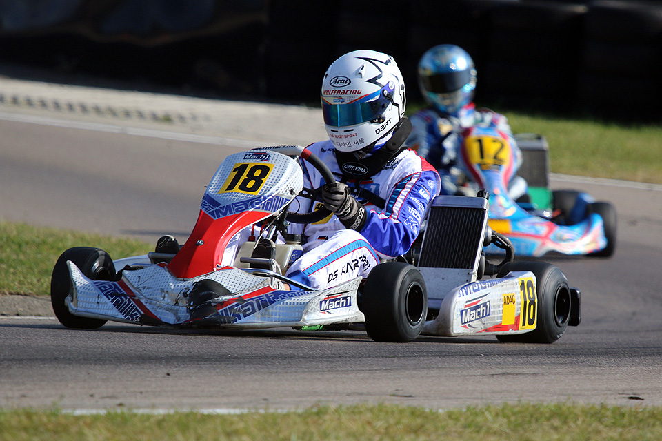Mark Wolff Dritter im ADAC Kart Cup 2015