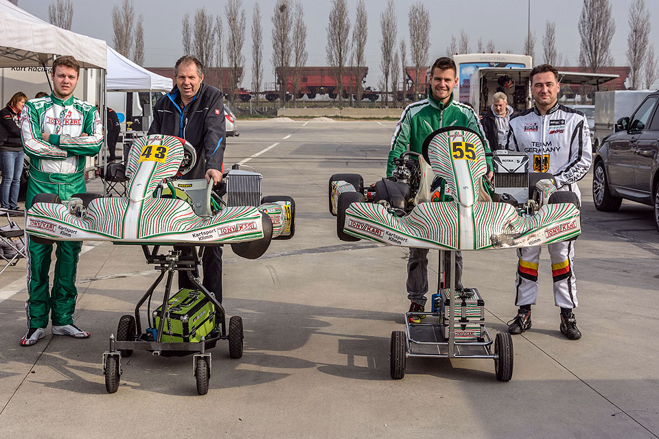 Team Kartsport-Klimm beim ersten Lauf der Central European ROTAX MAX Challenge