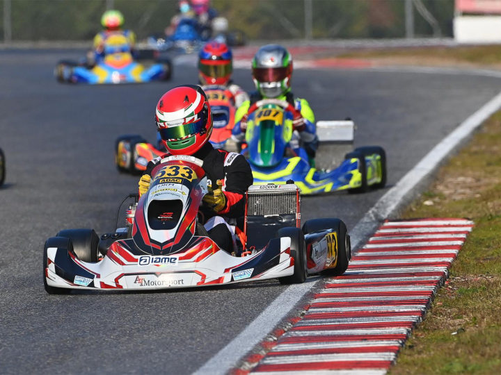 Rocco Curcio beeindruckt bei den IAME Final Games